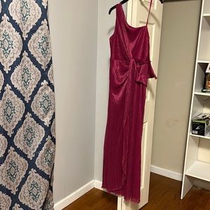 Gorgeous Hot Pink/marrón color dress my Adrianna Papell size Us 14